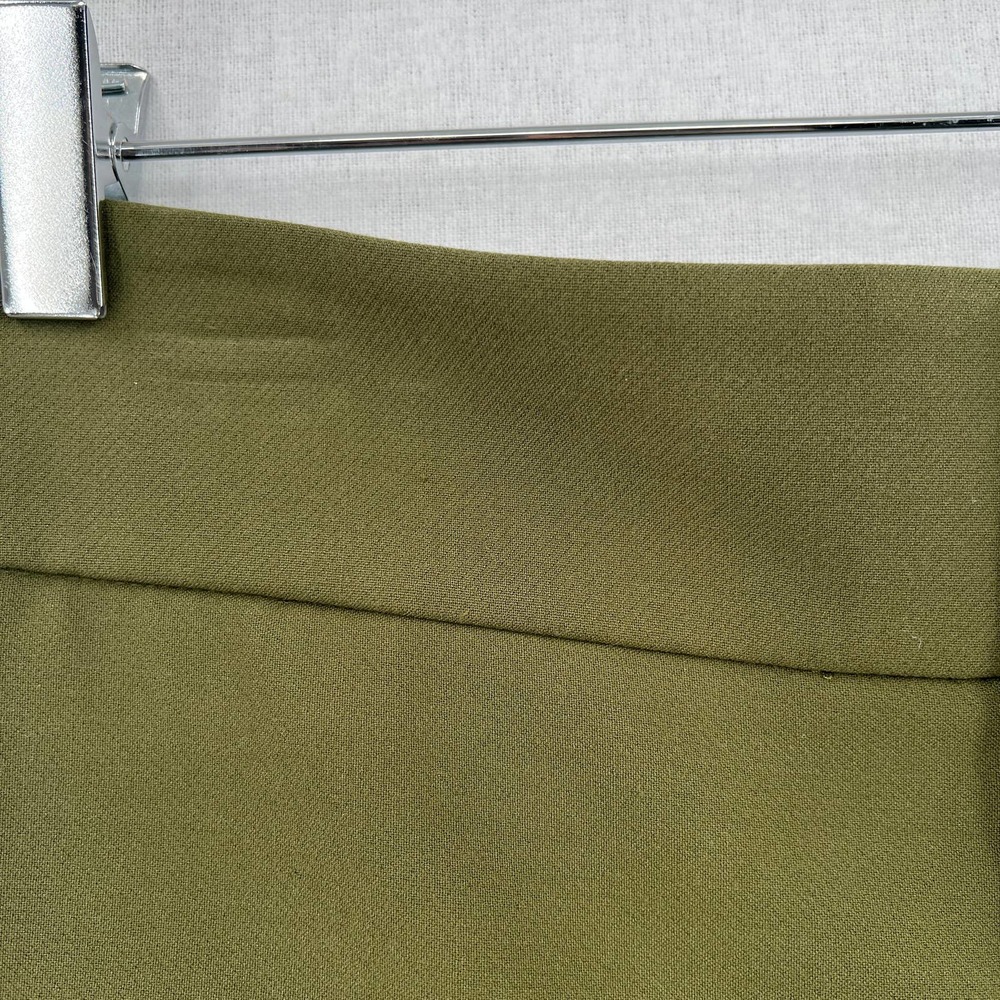 ALICE + OLIVIA Shorts Womens 6 Olive Green Cady High Waist Clean Short NWT - Picture 11 of 16